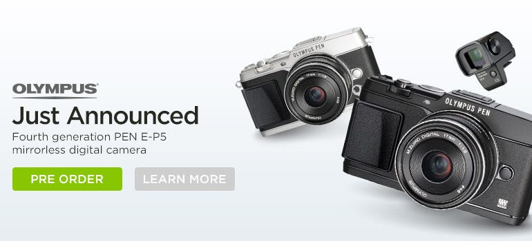 Olympus Just Announced Fourth generation PEN E-P5 mirrorless digital camera