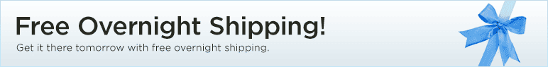 Free Overnight Shipping!