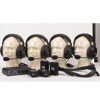 Anchor Audio PC-2000 2 Channel Power Console, 4 Dual Headsets, 4 Belt Packs, 4 50ft Cables and Sturdy Cardboard Case