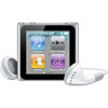 Apple MC525LL/A iPod Nano 8GB 6th Generation, 1.54 inch Multi-Touch LCD Display, Built-In Clip - Silver