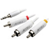 Accell 7' Stereo Audio RCA and Composite Video Cable L079B-007J, Accell brand