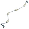Avenger 17" Chrome Ball / Socket Flag Arm. D560