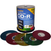Aleratec CD-R LightScribe 52x V1.2 Duplicator Grade Discs, Rainbow, 100 Pack