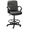 Alvin Art Director Executive Leather Drafting Height Chair CH77790DH