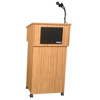 AmpliVox S250/S260 Combo Tabletop Lectern & Media Cart Base S250/S260 COMBO