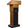 AmpliVox S505A Executive Adjustable Height Sound Column Lectern S505A-MO