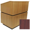 AmpliVox Coventry Lectern without Sound, Natural Mahogany