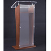 AmpliVox SN3510 Brown Mahogany Acrylic Presentation Lectern