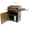 AmpliVox Wireless Multimedia Presentation Podium SW3235-WT-L