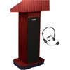 AmpliVox SW505 Wireless Executive Sound Column Lectern SW505-MH-HS