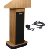 AmpliVox SW505 Wireless Executive Sound Column Lectern SW505-OK-L