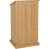 AmpliVox W470 Chancellor Lectern without Sound, Natural Oak