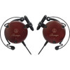 Audio-Technica Adjustable Wooden Clip-on Headphones