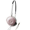 Audio-Technica ATH-FW3PK On-ear Button-style Headphones with 30 mm Drivers, Pink