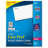 Avery Easy Peel White Return Address Labels