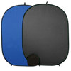 Flashpoint Background 5-x6 Ft Chroma Blue & Black collapsible 401BB