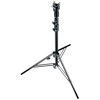 Manfrotto 10.3' Aluminum Cine Lightstand, 3 Section, with Leveling Leg, Black Anodized