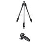 Manfrotto 055CX3 CF Tripod-3 Section with Manfrotto 327RC2 Lightweight Magnesium Body Joystick Head with Quick Release, Black