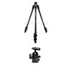 Manfrotto 055CX3 CF Tripod-3 Section with Manfrotto Midi Ball Head 498 w/RC2 Rapid Connect Plate,