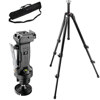 Manfrotto 055XDB Black Tripod Kit with 3265 Grip Action Ball Quick Release Head &amp; Tripod Case