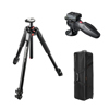 Manfrotto 055XPROB Black Tripod Kit, with 324RC2 Lightweight Adapto Technopolymer Body Joystick Head &amp; Adorama Tripod Case