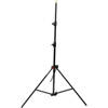 Manfrotto 1052BAC 93" Air Cushioned Aluminum Compact Stand with 3-Sections &amp; 2 Risers, Black