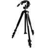 Manfrotto 190XB 3 Section Black Aluminum Tripod Legs with 128RC (3130) Micro Fluid Head with Quick Release, Max Load: Legs: 11 lbs/Head: 8.9 lb.
