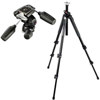 Manfrotto 190XPROB 3 Section Black Aluminum Pro Tripod Legs with 804RC2 3-Way Pan/Tilt Head, Max Load: 8.8 lb., Max Height 62"