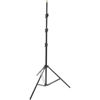 Manfrotto 11' Basic Lightstand, 5/8 Stud with 1/4" x 20 Tip, Black. (#3336)