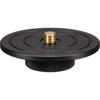 Manfrotto Survey Adapter converts standard tripod column to large platform with 5/8" Thread (#3428)