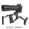 Bush Hawk Shoulder Mount with Double Handle, BH 320D Deluxe Kit C, for Pro Canon Cameras - Safety Orange