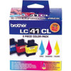 Brother LC41CL3PKS Cyan/Magenta/Yellow Ink Cartridge LC41CL3PKS - $34.67