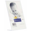 Burnes of Boston Clear Acrylic "L" Shaped Bent-Back Horizontal Frame for a 6" x 4" Photograph.