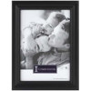 Burnes of Boston Tuscany, Wood Picture Frame for a 4x6" Photograph, Color: Black