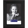 Burnes of Boston Distressed Rustic with Beaded Accent, Wood Picture Frame for a 4x6" Photograph, Color: Black