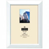 Burnes of Boston Napa, Wood Picture Frame for a 4x6" Photograph, Color: White.