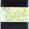 Burnes of Boston Bookcloth Map, Book Bound Album for 200 4x6" Photos, 2 per Page.