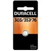 Duracell D303/357 Watch/Electronic Silver Oxide Battery, 1.5 Volt
