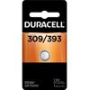 Duracell D309/393 Watch/Electronic Silver Oxide Battery, 1.5volt