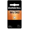 Duracell D361/362 Watch/Electronic Silver Oxide Battery, 1.5 Volt
