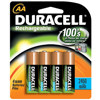 Duracell AA Rechargeable Batteries DC1500B4