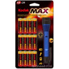 Kodak 24 pack of AA Max Alkaline Batteries with FREE Weather Resistant Flashlight (a $9.99 value)