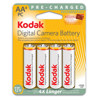 Kodak Ni-MH "AA" Pre-Charged Rechargable Digital Batteries (4 pack)