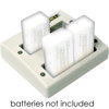Maha PowerEx MH-C490F Stealth Two Hour Compact 4 Bank 9-Volt Charger MH-C490F-DCW