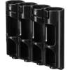 Storacell by Powerpax Slim Line "AA Battery Caddy, Black - Holds 4 "AA" Batteries