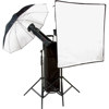 Bowens Gemini 1500 Pro 2 Monolight Kit, with 2 1500 Ws Monolights, Light Stands, Umbrella, Softbox &amp; Trolly Case.