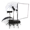 Bowens Gemini 750 Pro 3 Monolight Kit, with 3 750 Ws Monolights, Light Stands, Umbrella, Softbox &amp; Trolly Case.