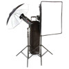 Bowens Gemini 750 Pro 2 Monolight Kit, with 2 750 Ws Monolights, Light Stands, Umbrella, Softbox &amp; Trolly Case, Including Pulsar TX Kit