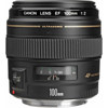 Canon EF 100mm f/2 USM Medium Telephoto AutoFocus Lens 2518A003