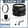 Canon EF 24mm f/2.8 Auto Focus Wide Angle Lens Kit, USA with Pro Optic 58mm MC UV Filter, Lens Cap Leash, Professional Lens Cleaning Kit